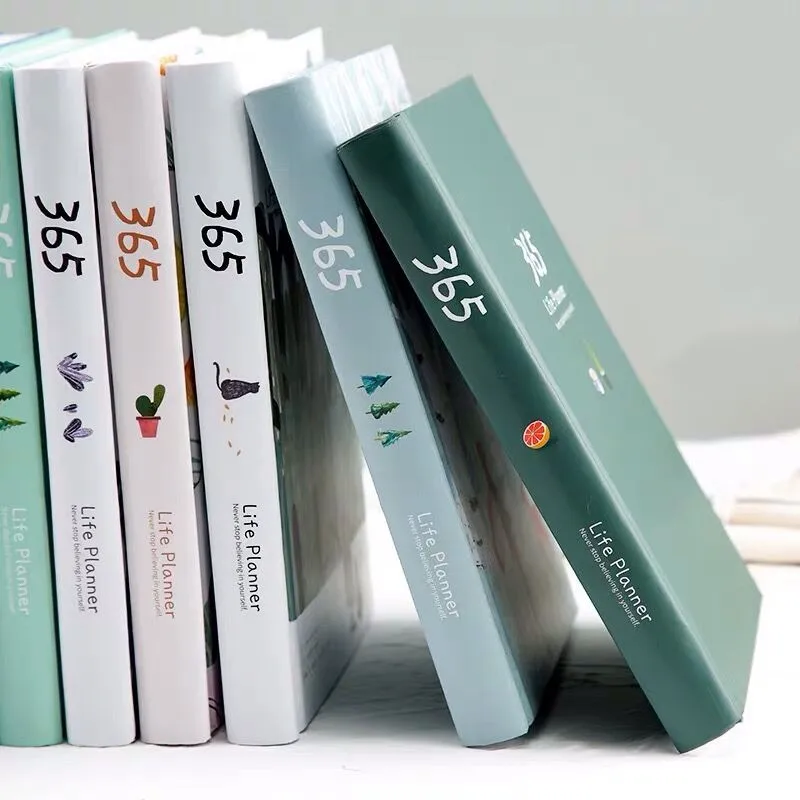 MINKYS Kawaii 365 Days Life Planner Diary Notebook and Journals Bullet Daliy Weekly Monthly Notepad School Office Stationery
MINKYS Kawaii 365 Days Life Planner Diary Notebook and Journals Bullet Daliy Weekly Monthly Notepad School Office Stationery