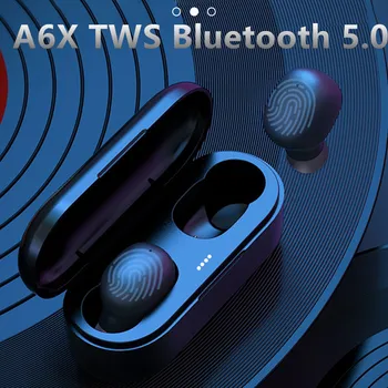 Original A6X Bluetooth Headsets Handsfree calls Sport Wireless Earbuds 5.0 TWS Earphone Noise Cancelling Mic for realme x2 pro
Original A6X Bluetooth Headsets Handsfree calls Sport Wireless Earbuds 5.0 TWS Earphone Noise Cancelling Mic for realme x2 pro