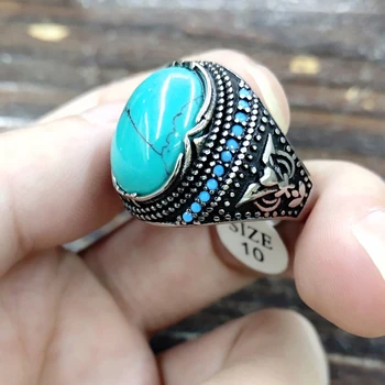 Satan 2020 Newest Design Green Stone Rings for Men Women Metal Silver Plated Vintage Rings Fashion Jewelry Party wedding Male
Satan 2020 Newest Design Green Stone Rings for Men Women Metal Silver Plated Vintage Rings Fashion Jewelry Party wedding Male