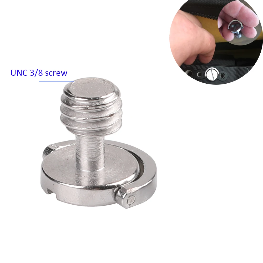 3/8'' inch Folding D-Ring Quick Release Plate Camera Screw for CanonNikonSony Pentax Sigma Tripod Monopod L Plate Photo Studio
3/8'' inch Folding D-Ring Quick Release Plate Camera Screw for CanonNikonSony Pentax Sigma Tripod Monopod L Plate Photo Studio