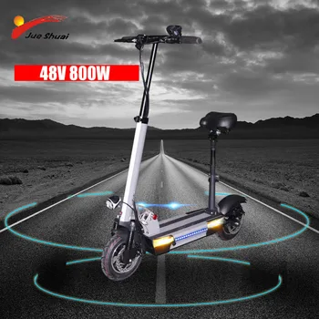 48V 800W lithium battery electric scooter max speed 45km/h 10 inch folding electric scooter with seat electric bicycle
48V 800W lithium battery electric scooter max speed 45km/h 10 inch folding electric scooter with seat electric bicycle