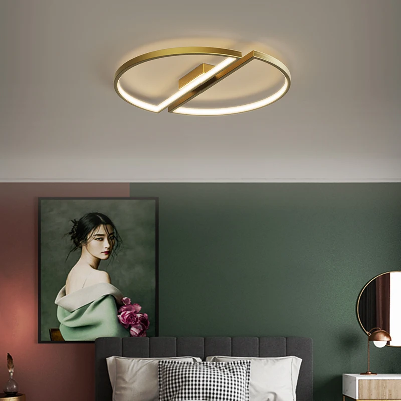 LED Ceiling Lamp 40W for Living Room Kitchen Villa Modern Home Decoration Copper with Remote Control LED Lighting Fixtures
LED Ceiling Lamp 40W for Living Room Kitchen Villa Modern Home Decoration Copper with Remote Control LED Lighting Fixtures