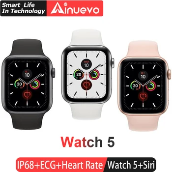 Ainuevo Smart Watch Sport Man watch ECG Heart Rate IP68 Waterproof Wireless Charging Bluetooth Android IOS Smart Watch Series 5
Ainuevo Smart Watch Sport Man watch ECG Heart Rate IP68 Waterproof Wireless Charging Bluetooth Android IOS Smart Watch Series 5