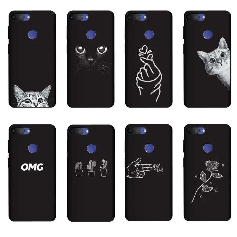 Мягкий силиконовый чехол QAQsam для Alcatel 1S 2019 с рисунком 2020 телефона s образным