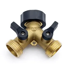 Hose Splitter Brass 3/4\" 2-Way GardenY-Type Watering Tap Connector With Valves Garden Irrigation Water Connectors
Hose Splitter Brass 3/4\" 2-Way GardenY-Type Watering Tap Connector With Valves Garden Irrigation Water Connectors
