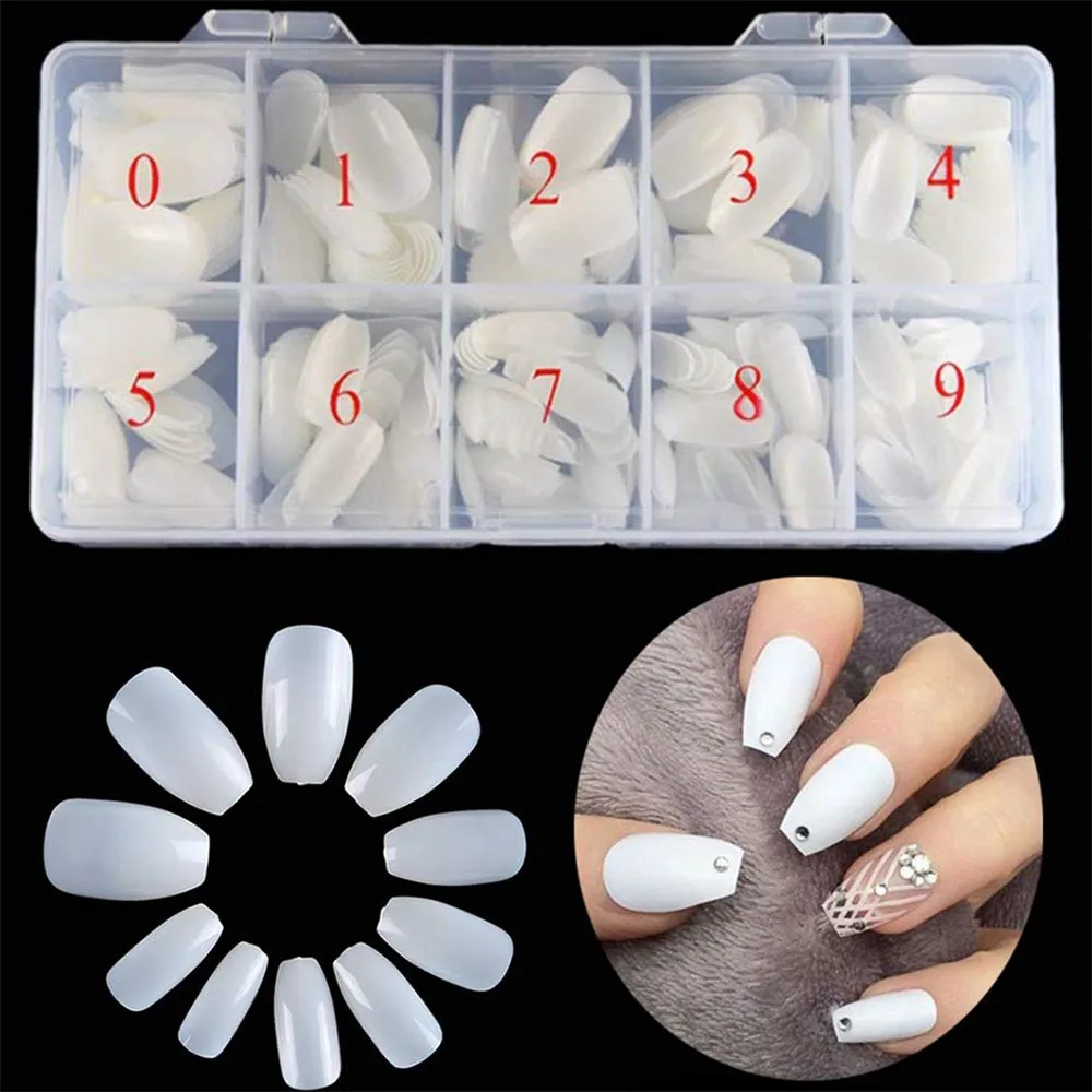 KROFAUE 500 Pcs Short Ballerina False Nail Tips Artificial Fake Nail Party Designed DIY Franch Nails Art Come With Storage Box
KROFAUE 500 Pcs Short Ballerina False Nail Tips Artificial Fake Nail Party Designed DIY Franch Nails Art Come With Storage Box