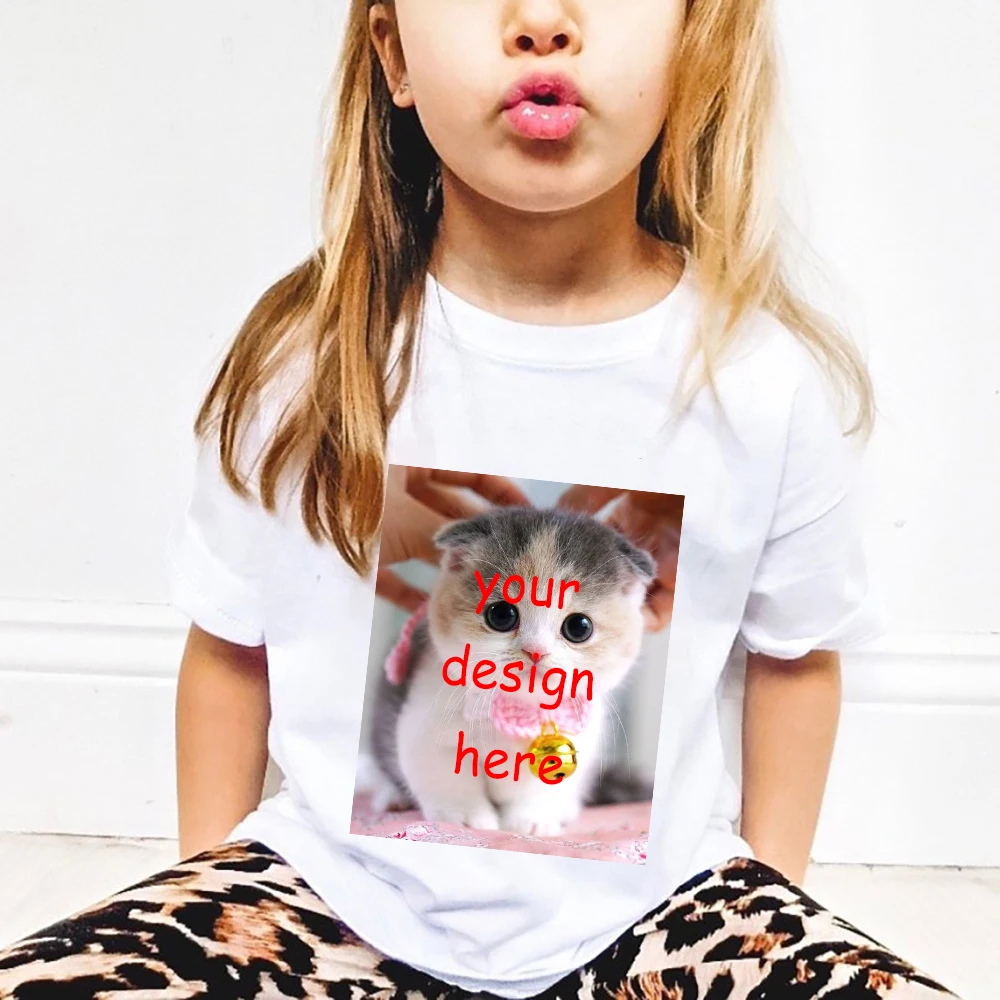 

Kids Personalised T-Shirt Custom Childrens T-Shirt Kids Boys Girls Name T Shirt Custom Design Shirt Tops Holiday Birthday Gifts