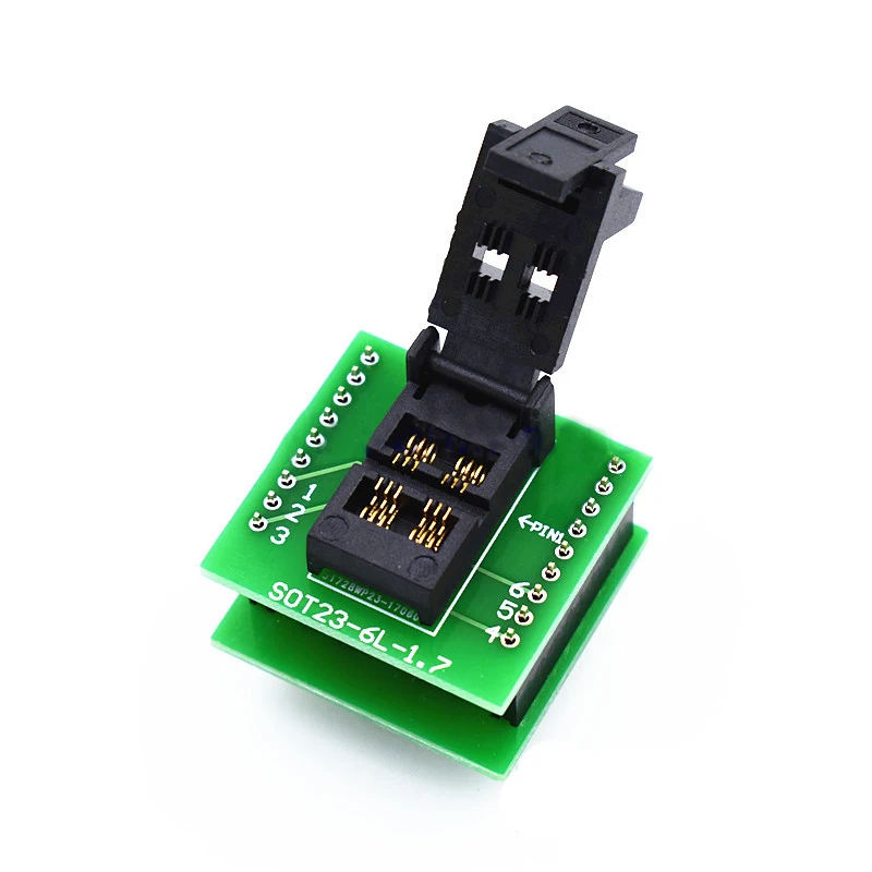 ANDK SOT23-6L-1.7 Burn in socket pin pitch 0.95mm IC body size 1.7mm clamshell test programming adapter original socket
ANDK SOT23-6L-1.7 Burn in socket pin pitch 0.95mm IC body size 1.7mm clamshell test programming adapter original socket