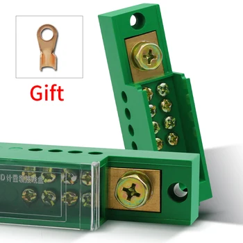1pcs Connection Distribution Box 1-in 8-out Three phase Green Terminal Block Row Junction Metering Box Part Line 
1pcs Connection Distribution Box 1-in 8-out Three phase Green Terminal Block Row Junction Metering Box Part Line