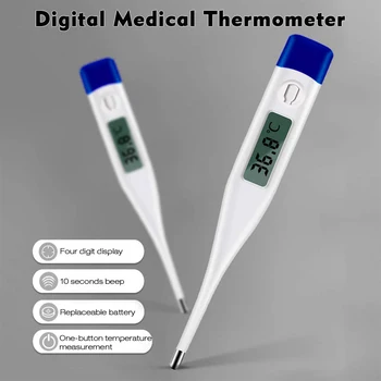Waterproof Mercury Free Digital Thermometer Electronic Body Temperature Measurement Meter Measure Tools for Adults Kids Hot Sale
Waterproof Mercury Free Digital Thermometer Electronic Body Temperature Measurement Meter Measure Tools for Adults Kids Hot Sale