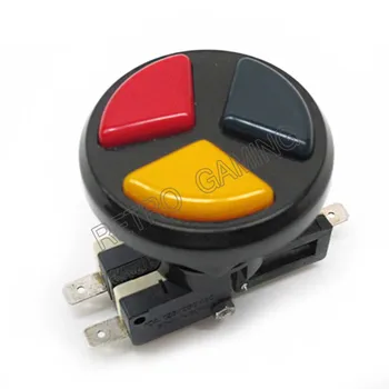 Arcade Triple Color 3 in 1 Push Button with micro-switches for arcade game machines
Arcade Triple Color 3 in 1 Push Button with micro-switches for arcade game machines