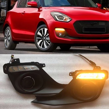 CSCSNL 1 Pair LED Daytime Running Light Turning Yellow Signal Relay Waterproof Car 12V LED DRL For Suzuki Swift 2017 2018 2019
CSCSNL 1 Pair LED Daytime Running Light Turning Yellow Signal Relay Waterproof Car 12V LED DRL For Suzuki Swift 2017 2018 2019