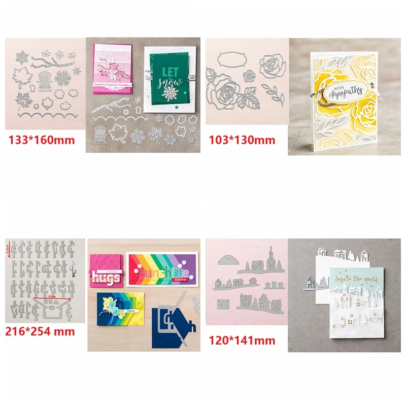 Metal Cutting Dies Special Alphabets Set Buildings Flowers Winter Plants Scrapbook For Card Make Crafts DIY Stencil 2020 14
Metal Cutting Dies Special Alphabets Set Buildings Flowers Winter Plants Scrapbook For Card Make Crafts DIY Stencil 2020 14