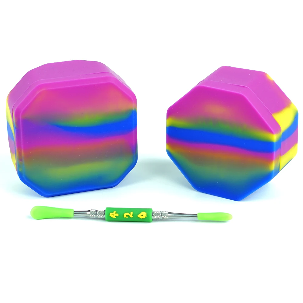 2pcs Silicone Container with Lid Wax Oil Container Storage Box + Metal Dab Tool Wax Taking Dabber Smoking Accessories
2pcs Silicone Container with Lid Wax Oil Container Storage Box + Metal Dab Tool Wax Taking Dabber Smoking Accessories