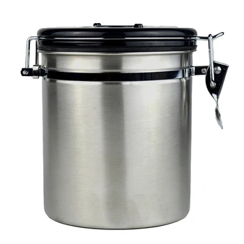 LUDA Airtight Coffee Canister, Stainless Steel Container for the Kitchen, Coffee Ground Vault Jar with One Way Valve and Scoop,
LUDA Airtight Coffee Canister, Stainless Steel Container for the Kitchen, Coffee Ground Vault Jar with One Way Valve and Scoop,