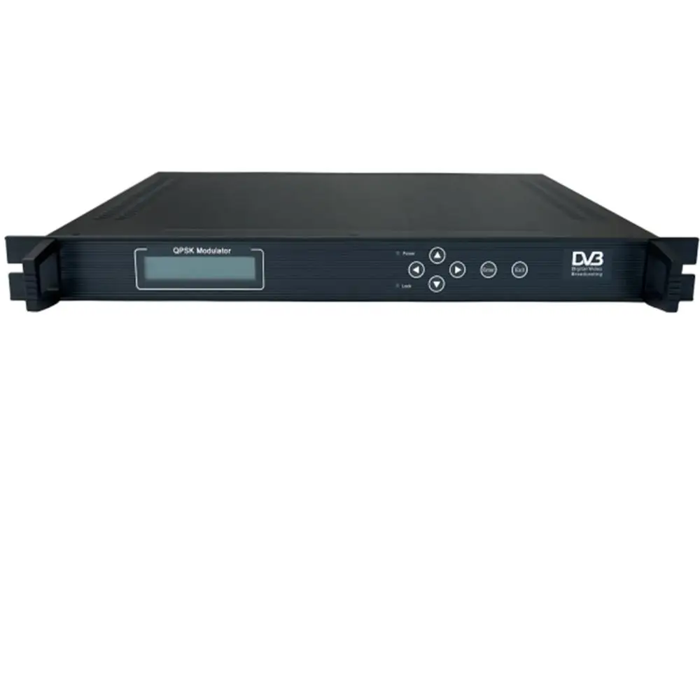 Satellite Digital Modulator DVB-S Modulator ASI to RF Direct Broadcast Operation TV System Front End
Satellite Digital Modulator DVB-S Modulator ASI to RF Direct Broadcast Operation TV System Front End