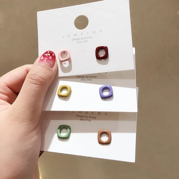 MENGJIQIAO New Cute Candy Color Round Circle Stud Earrings For Women Girls Fashion Simple Boucle D'oreille Jewelry Gifts
MENGJIQIAO New Cute Candy Color Round Circle Stud Earrings For Women Girls Fashion Simple Boucle D'oreille Jewelry Gifts