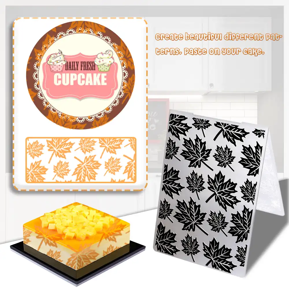textured impressions decorative frame embossing folder cake