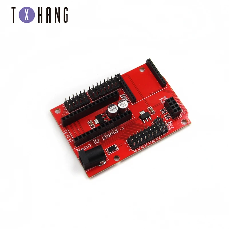 For arduino Nano Terminal Expansion Board Adapter IO Shield Electronic Circuit 328P w/XBEE nRF24L01 Socket Interface 7-12V Input
For arduino Nano Terminal Expansion Board Adapter IO Shield Electronic Circuit 328P w/XBEE nRF24L01 Socket Interface 7-12V Input