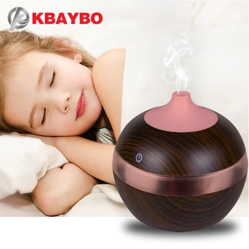 KBAYBO 130ml USB Mini Essential Oil Diffuser Ultrasonic Wood Grain Air Purifier Cool Mist fogger Humidifier with LED light
KBAYBO 130ml USB Mini Essential Oil Diffuser Ultrasonic Wood Grain Air Purifier Cool Mist fogger Humidifier with LED light