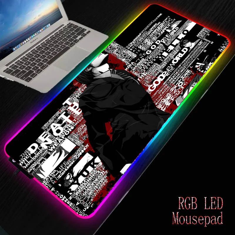 MRGBEST Anime Death Note Mouse Pad Gamer Mousepad Large Desk Mat Computer Keyboard Game Play Mause Carpet Gaming | Компьютеры и офис