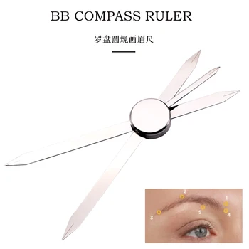 Microblading BB Compass Eyebrow Mapping Tool for Permanent Makeup eyebrow Measurement Tool
Microblading BB Compass Eyebrow Mapping Tool for Permanent Makeup eyebrow Measurement Tool