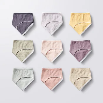 New Solid Color Cotton Cute Girl Underwear Briefs Simple And Comfortable Wave-edge Women's Seamless Panties Intimates Underwear
New Solid Color Cotton Cute Girl Underwear Briefs Simple And Comfortable Wave-edge Women's Seamless Panties Intimates Underwear