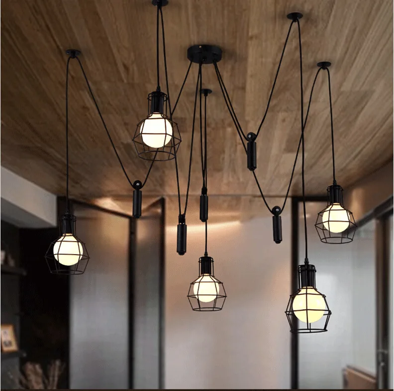 Post-modern Industrial-Style Loft Northern European-Style Retro Internet Cafe Designer Creative Cool Split Tiny Cages Chandelier
Post-modern Industrial-Style Loft Northern European-Style Retro Internet Cafe Designer Creative Cool Split Tiny Cages Chandelier