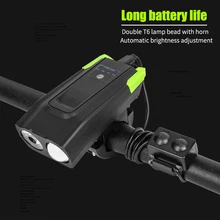 Bicycle Front Light Usb Rechargeable Led 4000mah Mtb Headlight with High Decibel Horn High Brightness Cycling Lamp Flashlight
Bicycle Front Light Usb Rechargeable Led 4000mah Mtb Headlight with High Decibel Horn High Brightness Cycling Lamp Flashlight