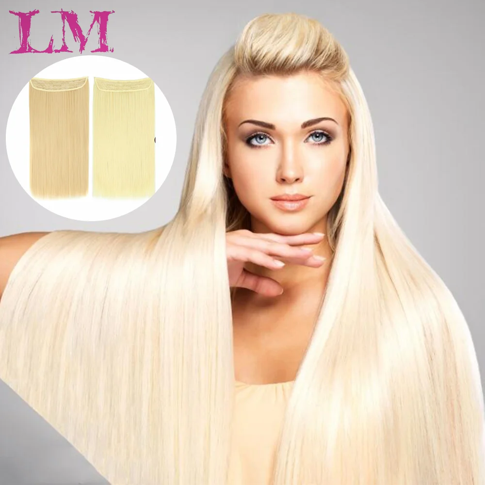 LM 22 100gExtensions Invisible Wire One Piece for Ombre Hair Ponytail Synthetic Hairpiece Ponytail Clip on Wire Fish Line Hair
LM 22 100gExtensions Invisible Wire One Piece for Ombre Hair Ponytail Synthetic Hairpiece Ponytail Clip on Wire Fish Line Hair