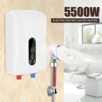 5500W 220V Electric Water Heaters Instant Electric Hot Water Heater Boiler Bathroom Shower Set Automatic Protection Insulation
5500W 220V Electric Water Heaters Instant Electric Hot Water Heater Boiler Bathroom Shower Set Automatic Protection Insulation