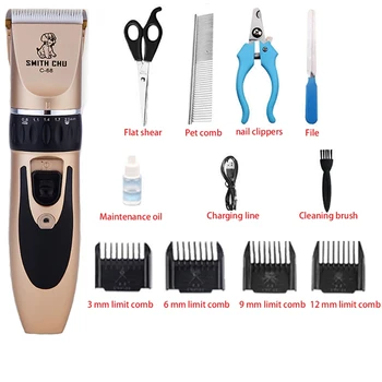 Professional Electric Pet Dog Clipper Dog Grooming Hair Trimmer Kit Pet Cat Rechargeable Low-noise Shaver Dog Shaving Machine H
Professional Electric Pet Dog Clipper Dog Grooming Hair Trimmer Kit Pet Cat Rechargeable Low-noise Shaver Dog Shaving Machine H