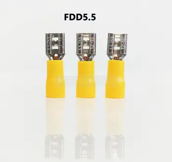 FDD5.5 series 100PCS/Bag Insulated female disconnector Cable Connector wire terminals pre-insulating terminals male terminal 
FDD5.5 series 100PCS/Bag Insulated female disconnector Cable Connector wire terminals pre-insulating terminals male terminal