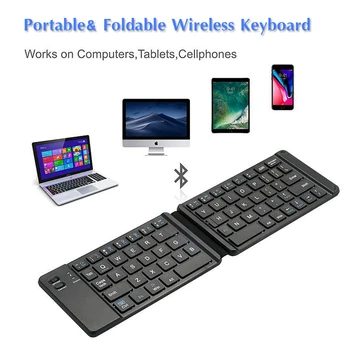 F68 Wireless Bluetooth Keyboard Ultra Thin Portable Bluetooth Keyboard For Mobile Tablet Universal Folding Bluetooth Keyboard
F68 Wireless Bluetooth Keyboard Ultra Thin Portable Bluetooth Keyboard For Mobile Tablet Universal Folding Bluetooth Keyboard