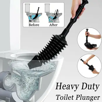 Toilet Plunger Drain Blockages Suction Rubber Grip Reusable Unblock Clear Powerful Home Use High Pressure Handy Bathroom Bellows
Toilet Plunger Drain Blockages Suction Rubber Grip Reusable Unblock Clear Powerful Home Use High Pressure Handy Bathroom Bellows