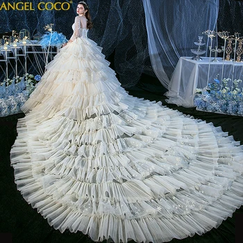 Wedding Dress Princess Elegant Lace Long Sleeve Wedding Gowns Saudi Arabic Dubai Ranks Formal Ball Gowns Bridal Bride Dress
Wedding Dress Princess Elegant Lace Long Sleeve Wedding Gowns Saudi Arabic Dubai Ranks Formal Ball Gowns Bridal Bride Dress