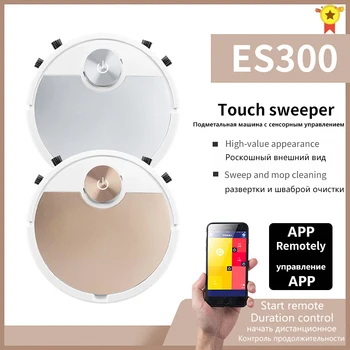 ES300 Robot Smart Vacuum Cleaner Cleaner Home Mobile Phone APP Remote Control Automatic Dust Removal Cleaning Sweeper 2020
ES300 Robot Smart Vacuum Cleaner Cleaner Home Mobile Phone APP Remote Control Automatic Dust Removal Cleaning Sweeper 2020