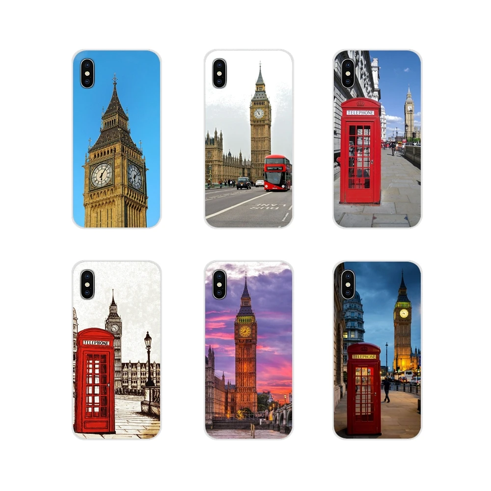 Чехол для мобильного телефона Samsung Galaxy S2 S3 S4 S5 Mini S6 S7 Edge S8 S9 S10E Lite Plus london bus england Phone Big