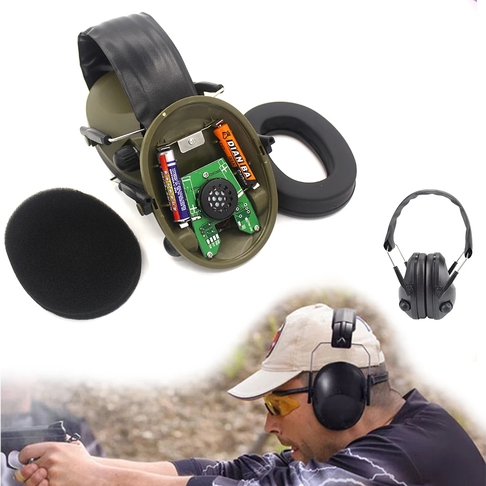 Tactical shooting headphones noise canceling headset sport hunting electronic shooting Earmuff Headphone
Tactical shooting headphones noise canceling headset sport hunting electronic shooting Earmuff Headphone