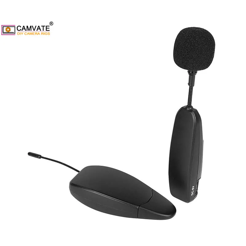 Generic CAMVATE UHF Wireless Microphone Headset Lapel Lavalier Mic