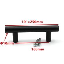 2 4 6 8 10 12 Inches Stainless Steel Black Pull Handle With Free Screws T-type For Drawer Cabinet Wardrobe Door
2 4 6 8 10 12 Inches Stainless Steel Black Pull Handle With Free Screws T-type For Drawer Cabinet Wardrobe Door