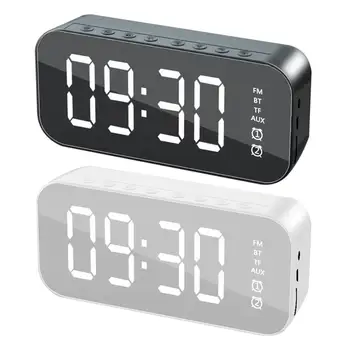 Wireless Bluetooth Speaker 5.0 Dual Alarm Clock Desktop Mirror Speaker Loudspeaker LED FM Radio USB Speakers Built-in Mic 2020 
Wireless Bluetooth Speaker 5.0 Dual Alarm Clock Desktop Mirror Speaker Loudspeaker LED FM Radio USB Speakers Built-in Mic 2020