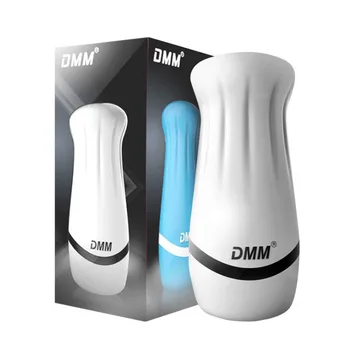 

DMM Male Masturbator Vibrator Soft Silicone Vagina 3D Realistic Pussy Sex Toy For Men Vibrating Masturbation Cup Stimulator