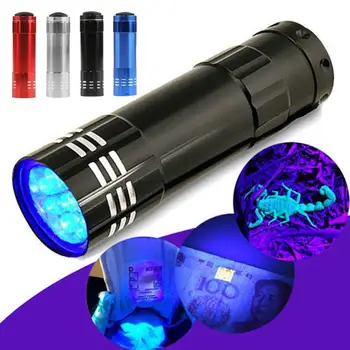 9LED Torch Multifunctional Currency Detector Lights UV Aluminum Blacklight Violet
9LED Torch Multifunctional Currency Detector Lights UV Aluminum Blacklight Violet