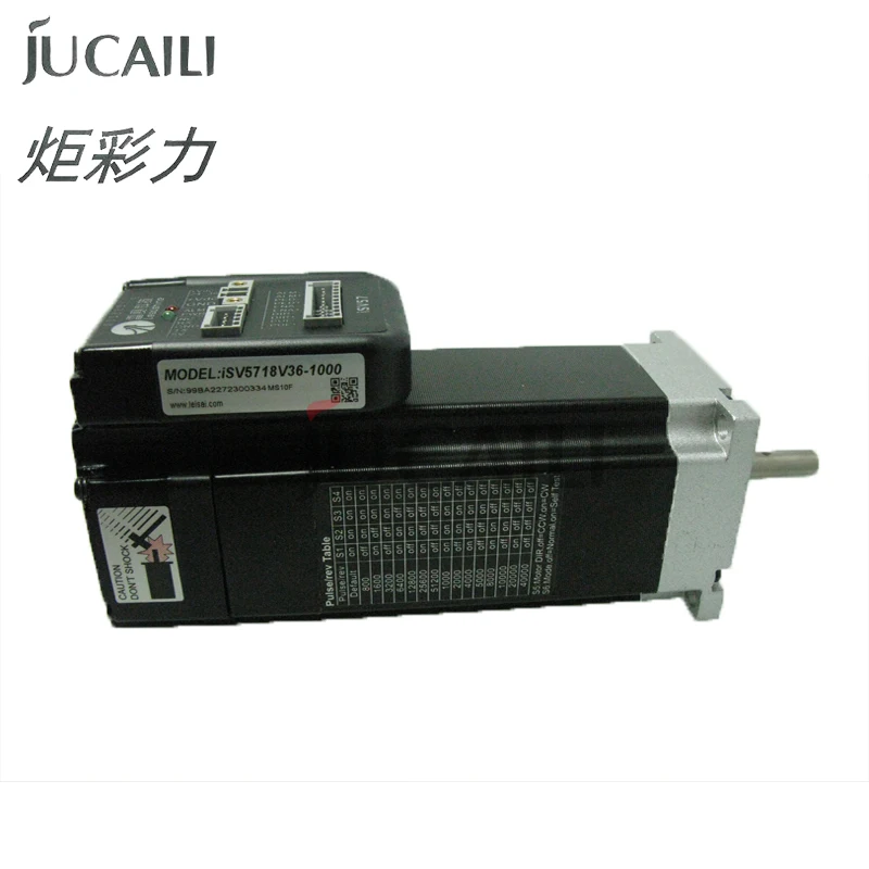 Jucaili printer motor Leadshine ISV5718V36-1000 Integrated servo motor 180W 36VDC NEMA23 3000 RPM for inkjet/solvent printer 
Jucaili printer motor Leadshine ISV5718V36-1000 Integrated servo motor 180W 36VDC NEMA23 3000 RPM for inkjet/solvent printer