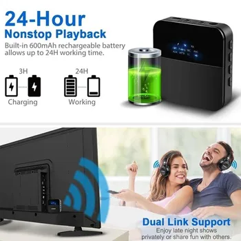20202 in 1 Bluetooth 5.0 Audio Receiver and Transmitter Optical Wireless 3.5mm Audio AUX Adapter APTX HD for Headphones
20202 in 1 Bluetooth 5.0 Audio Receiver and Transmitter Optical Wireless 3.5mm Audio AUX Adapter APTX HD for Headphones
