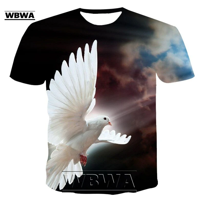 Summer 3D Printed Dove Men's T Shirt Eagle Pattern Round Neck Tide Street Jacket
Summer 3D Printed Dove Men's T Shirt Eagle Pattern Round Neck Tide Street Jacket