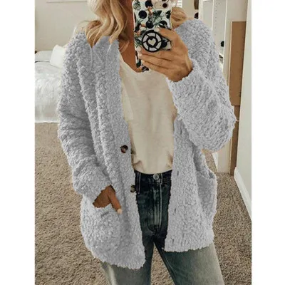 Plus Size Women Thick Knitted Plush Cardigan Autumn Winter Warm Sweater Cardigans Pull Femme Female Pocket Pure Color Sweaters
Plus Size Women Thick Knitted Plush Cardigan Autumn Winter Warm Sweater Cardigans Pull Femme Female Pocket Pure Color Sweaters