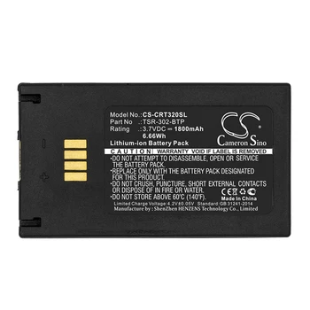 Cameron Sino Battery for Crestron TSR-302, TSR-302 Handheld Touch Screen Remote Replacement TSR-302-BTP 1800mAh
Cameron Sino Battery for Crestron TSR-302, TSR-302 Handheld Touch Screen Remote Replacement TSR-302-BTP 1800mAh
