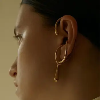 2020 New Personality Female Gold Geometric Distortion Irregular Curve Clip Earrings for Women No Piercing Clip on Earrings
2020 New Personality Female Gold Geometric Distortion Irregular Curve Clip Earrings for Women No Piercing Clip on Earrings
